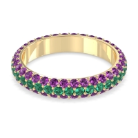 Fully Studded Eternity Vartula Band