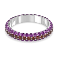 Fully Studded Eternity Vartula Band