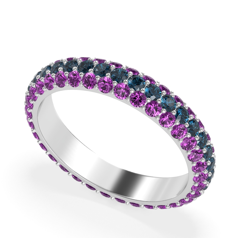 Fully Studded Eternity Vartula Band