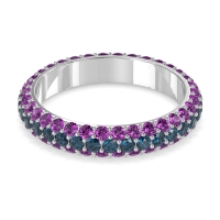 Fully Studded Eternity Vartula Band