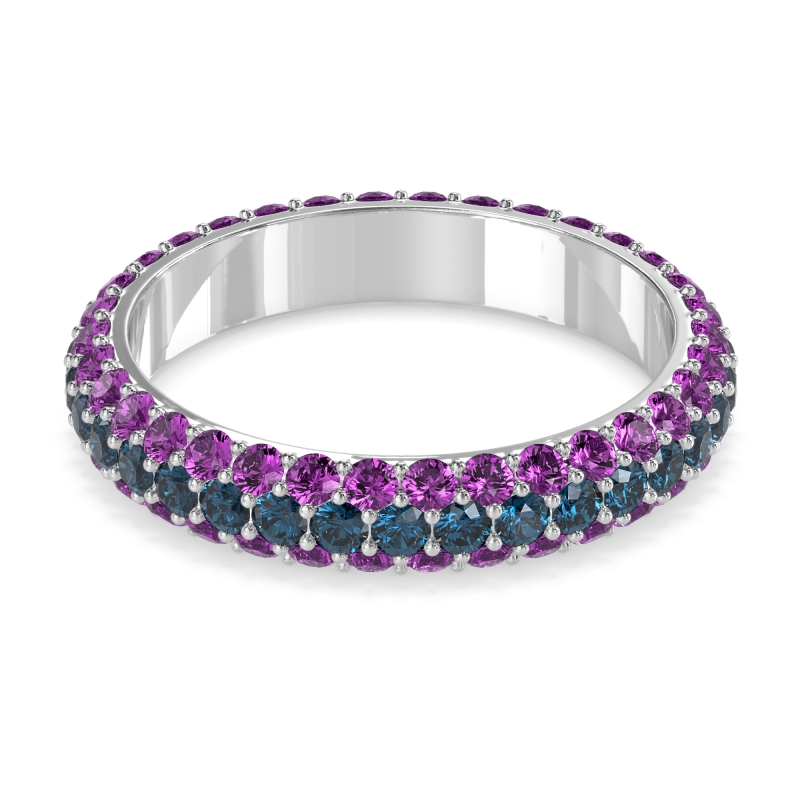 Fully Studded Eternity Vartula Band