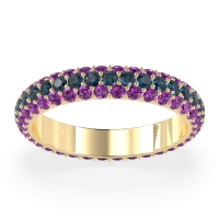 Fully Studded Eternity Vartula Band