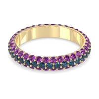 Fully Studded Eternity Vartula Band