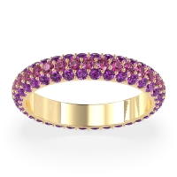 Fully Studded Eternity Vartula Band