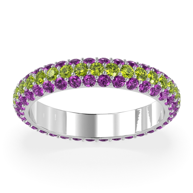 Fully Studded Eternity Vartula Band