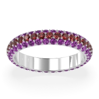 Fully Studded Eternity Vartula Band