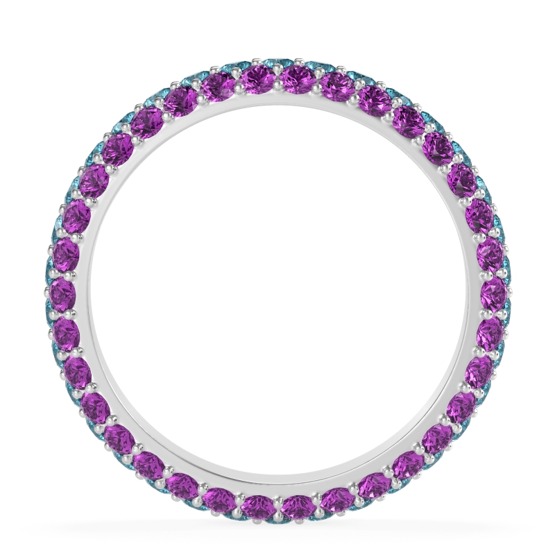 Fully Studded Eternity Vartula Band