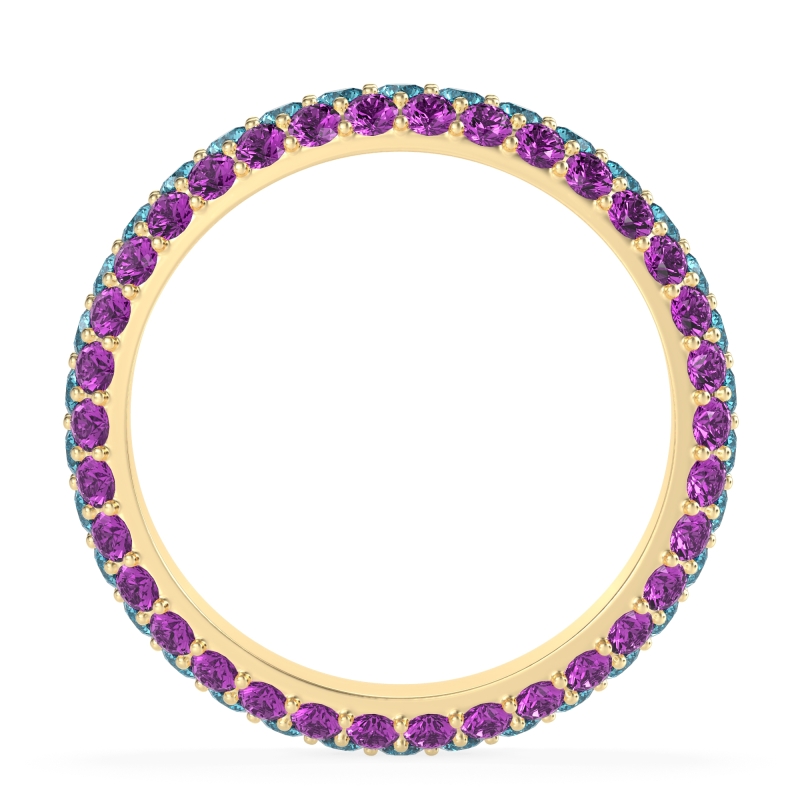 Fully Studded Eternity Vartula Band