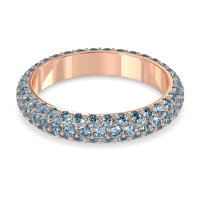 Fully Studded Eternity Vartula Band