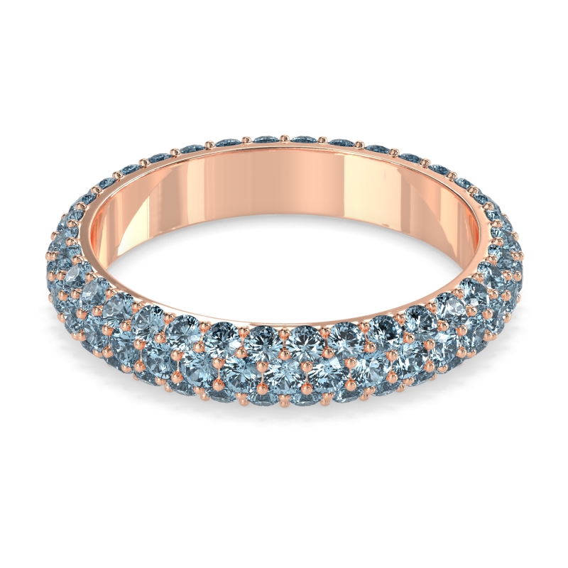 Fully Studded Eternity Vartula Band