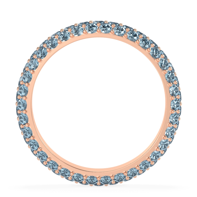 Fully Studded Eternity Vartula Band