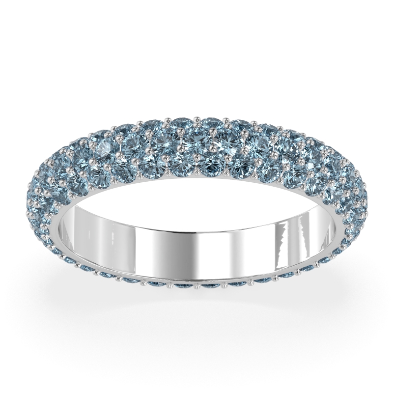 Fully Studded Eternity Vartula Band