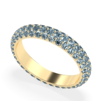 Fully Studded Eternity Vartula Band