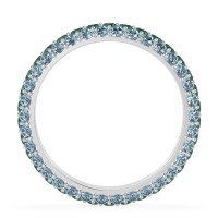 Fully Studded Eternity Vartula Band