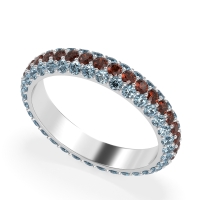 Fully Studded Eternity Vartula Band