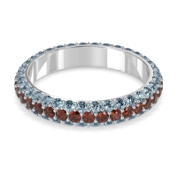 Fully Studded Eternity Vartula Band
