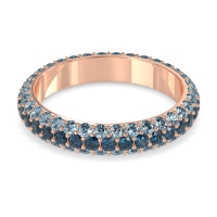 Fully Studded Eternity Vartula Band