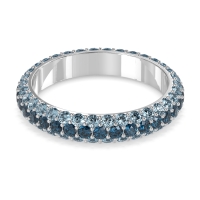 Fully Studded Eternity Vartula Band