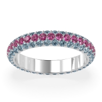 Fully Studded Eternity Vartula Band