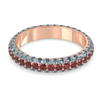 Fully Studded Eternity Vartula Band