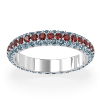 Fully Studded Eternity Vartula Band