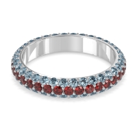 Fully Studded Eternity Vartula Band