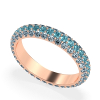 Fully Studded Eternity Vartula Band