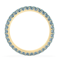 Fully Studded Eternity Vartula Band