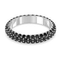 Fully Studded Eternity Vartula Band