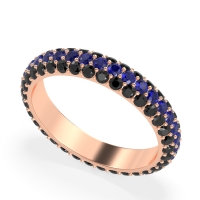 Fully Studded Eternity Vartula Band