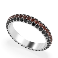 Fully Studded Eternity Vartula Band