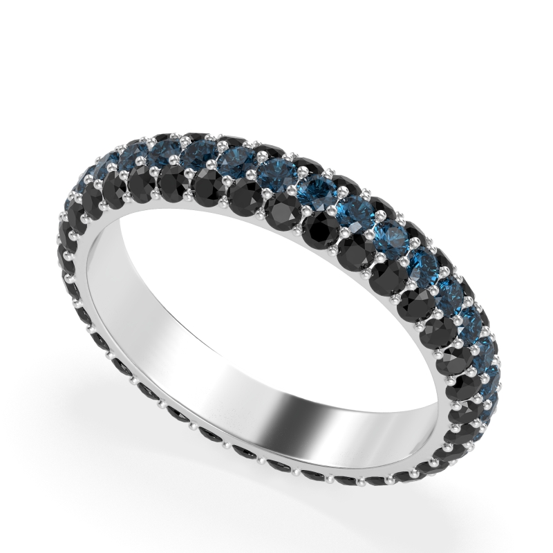 Fully Studded Eternity Vartula Band