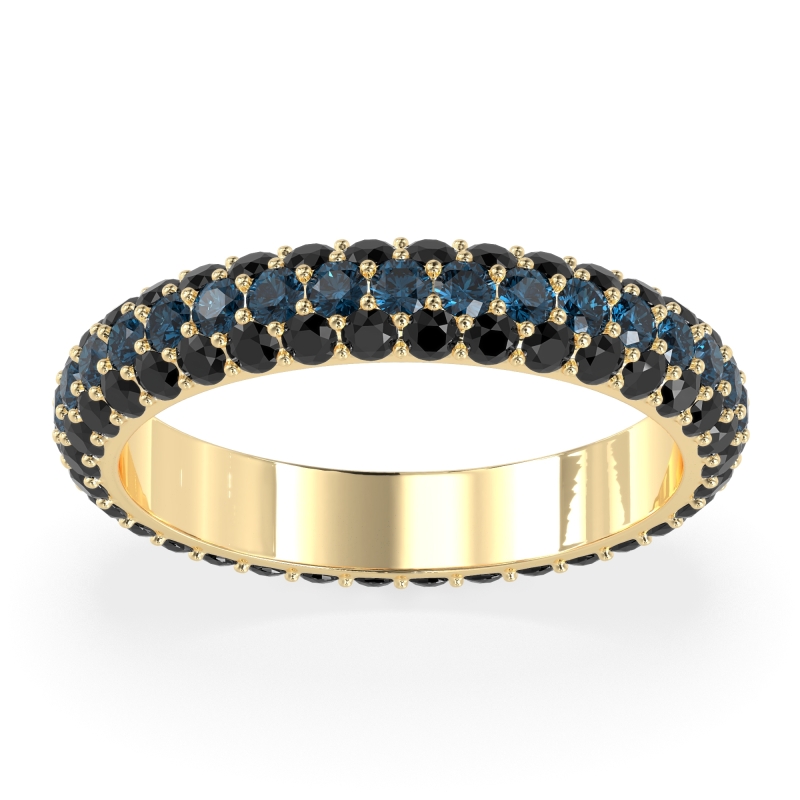 Fully Studded Eternity Vartula Band