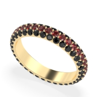 Fully Studded Eternity Vartula Band