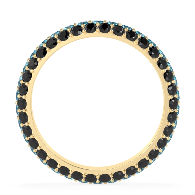 Fully Studded Eternity Vartula Band