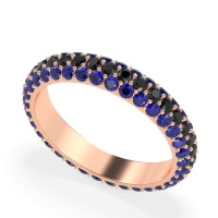 Fully Studded Eternity Vartula Band