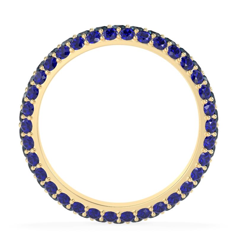 Fully Studded Eternity Vartula Band