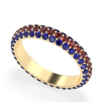 Fully Studded Eternity Vartula Band