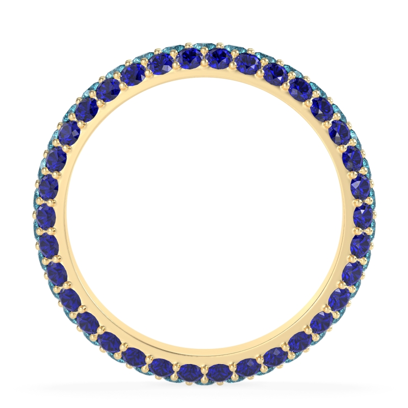 Fully Studded Eternity Vartula Band