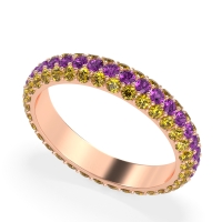 Fully Studded Eternity Vartula Band