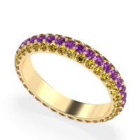 Fully Studded Eternity Vartula Band