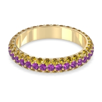 Fully Studded Eternity Vartula Band