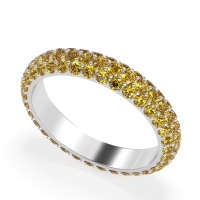 Fully Studded Eternity Vartula Band