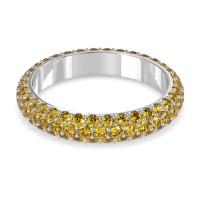 Fully Studded Eternity Vartula Band