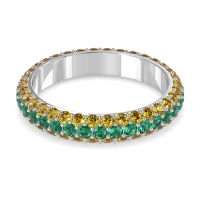 Fully Studded Eternity Vartula Band