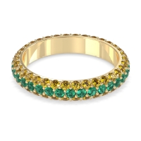 Fully Studded Eternity Vartula Band