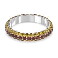 Fully Studded Eternity Vartula Band