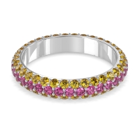 Fully Studded Eternity Vartula Band