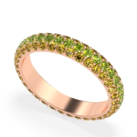 Fully Studded Eternity Vartula Band