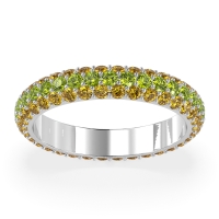 Fully Studded Eternity Vartula Band